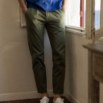 Khaki trouser relaxed fit