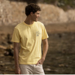 Yellow t-shirt the south embroidery