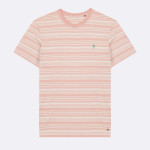 Ecru & pink t-shirt tree embroidery